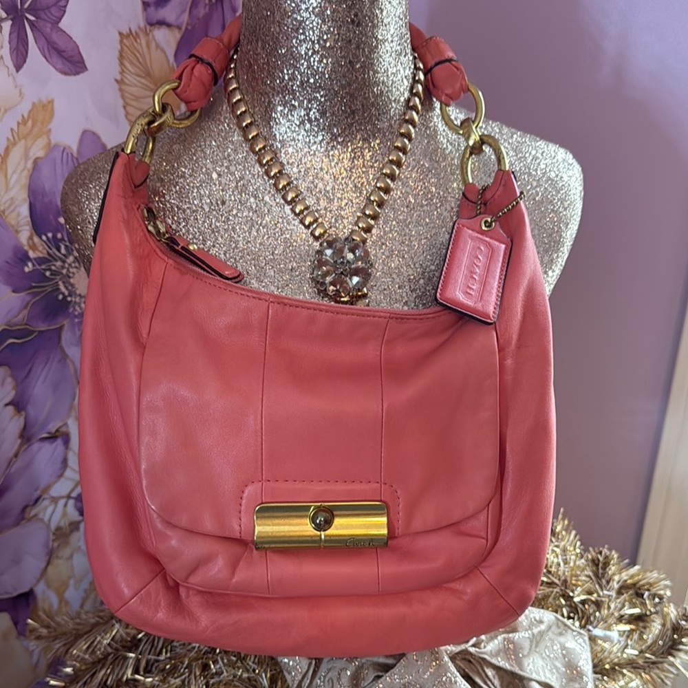 CoachLeather Shoulder Bag
